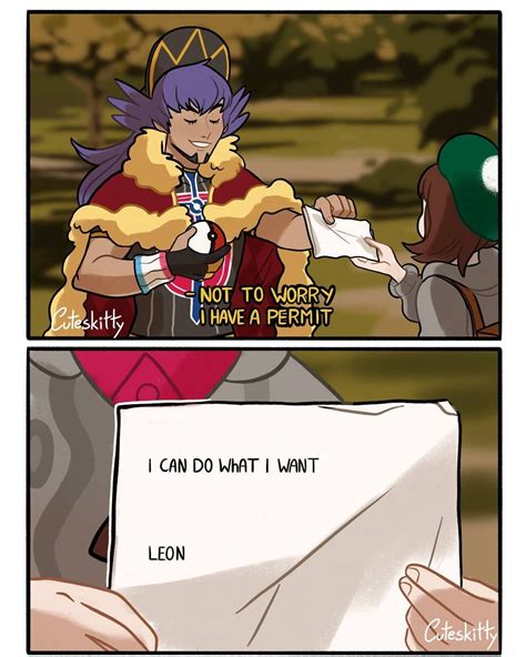 leon pokemon memes.